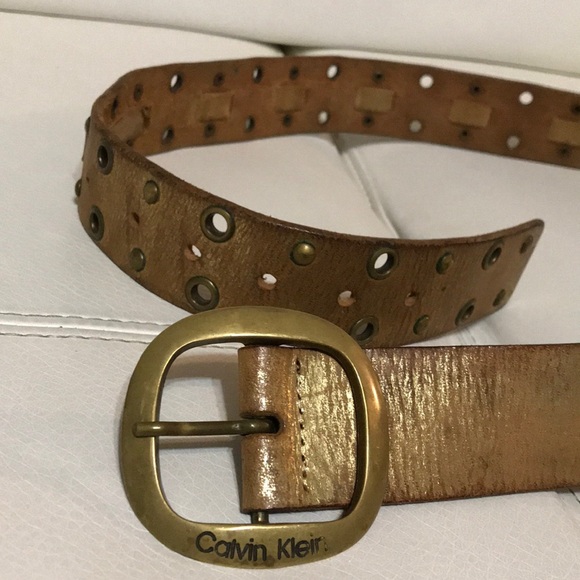 Calvin Klein Accessories - CALVIN KLEIN LEATHER BELT